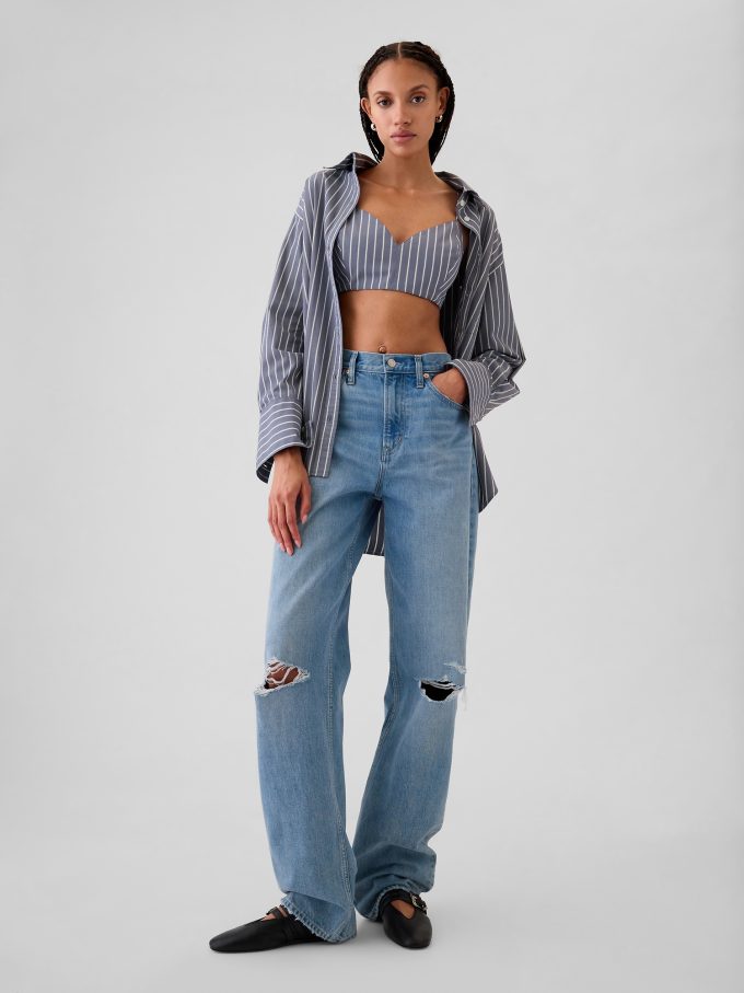 Ekologisk bomull Cropped Brami