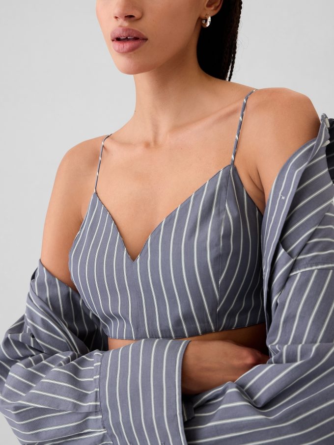 Ekologisk bomull Cropped Brami