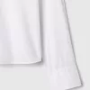 Ekologisk bomull Poplin Cropped Big Shirt