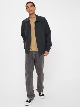 Ekologisk bomull knappfluga 90-talet Original Straight Fit Jeans