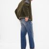 Ekologisk bomull knappfluga 90-talet Original Straight Fit Jeans Ekologisk bomull knappfluga 90-talet Original Straight Fit Jeans