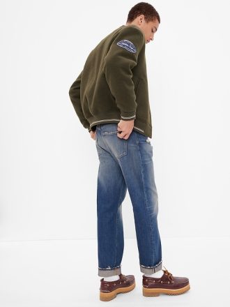Ekologisk bomull knappfluga 90-talet Original Straight Fit Jeans