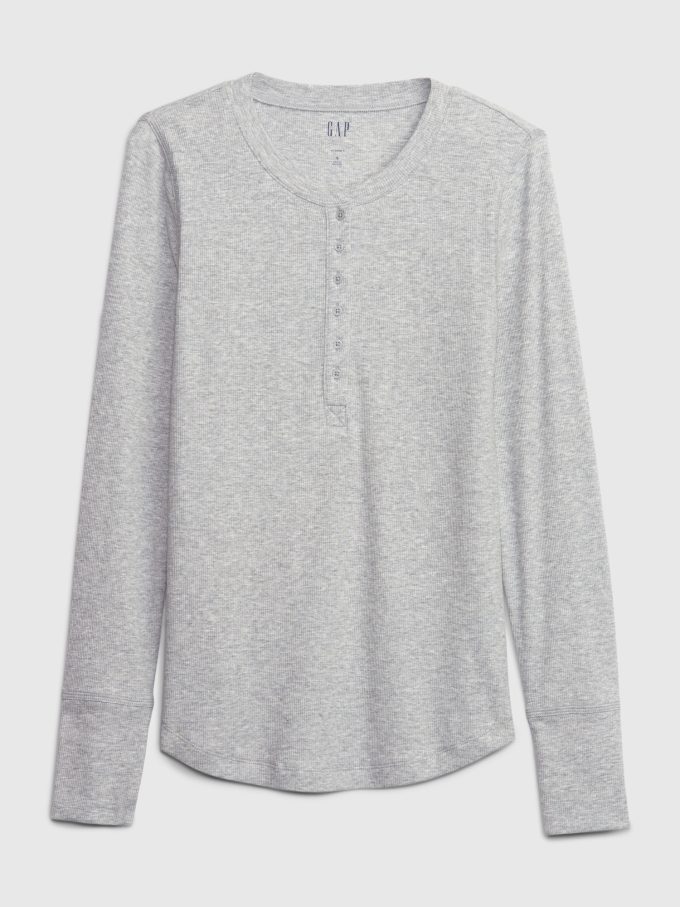 Essential Rib Henley T-shirt