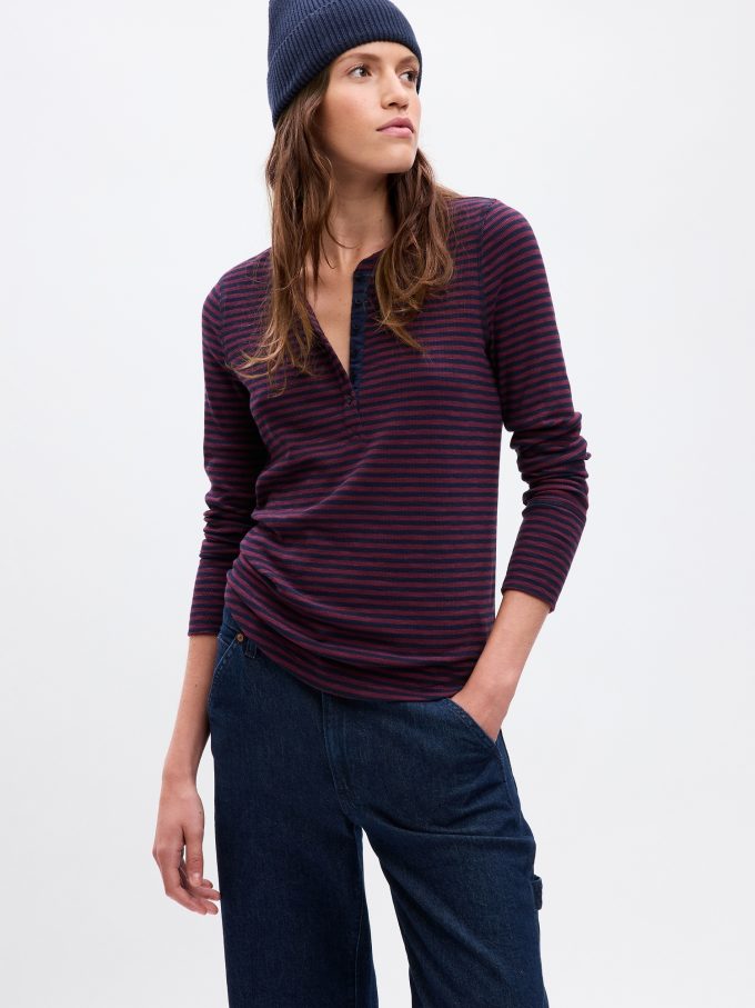 Essential Rib Henley T-shirt