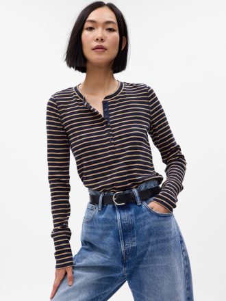 Essential Rib Henley T-shirt