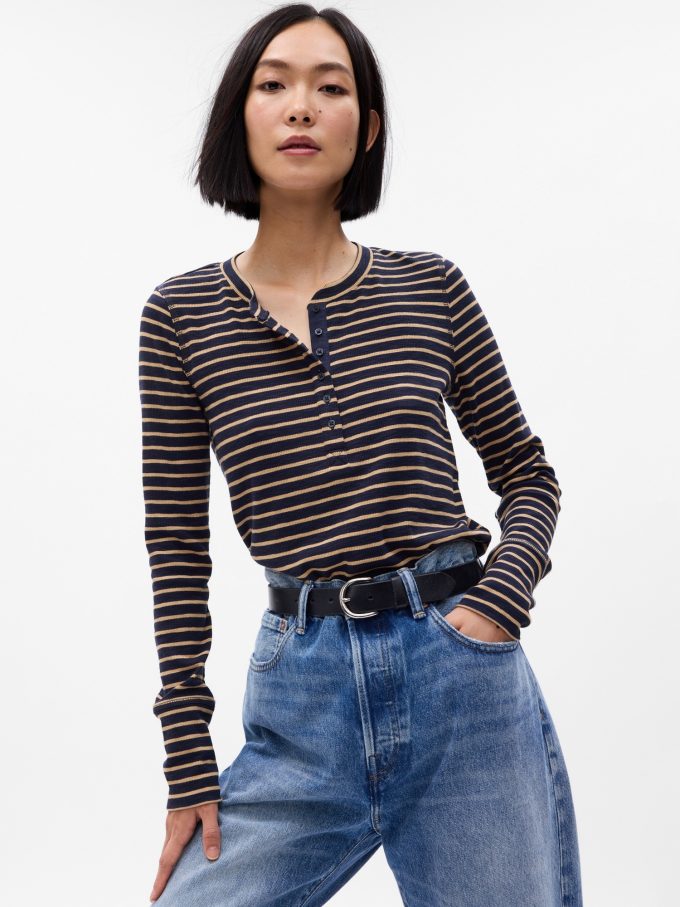 Essential Rib Henley T-shirt