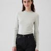 Essential Rib Mockneck T-shirt
