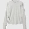 Essential Rib Mockneck T-shirt