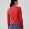 Essential Rib Mockneck T-shirt