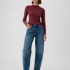 Essential Rib Mockneck T-shirt
