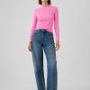 Essential Rib Mockneck T-shirt Essential Rib Mockneck T-shirt