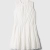 Eyelet Mini Shirtdress
