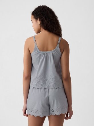 Eyelet Poplin PJ Linne