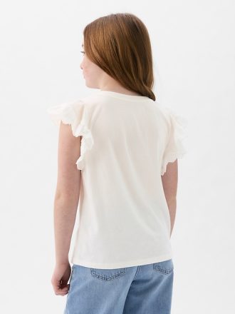 Eyelet T-shirt för barn