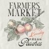 Farmers Market Peaches grafisk T-shirt