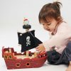 Fiskben Piratskepp Småbarnsleksak