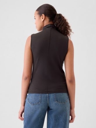 Fjäderlätt turtleneck linne