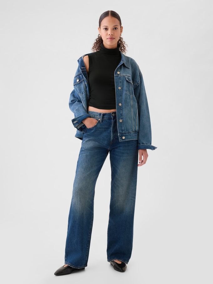 Fjäderlätt turtleneck linne