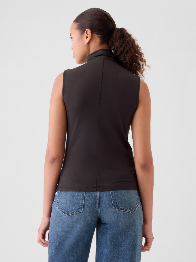 Fjäderlätt turtleneck linne