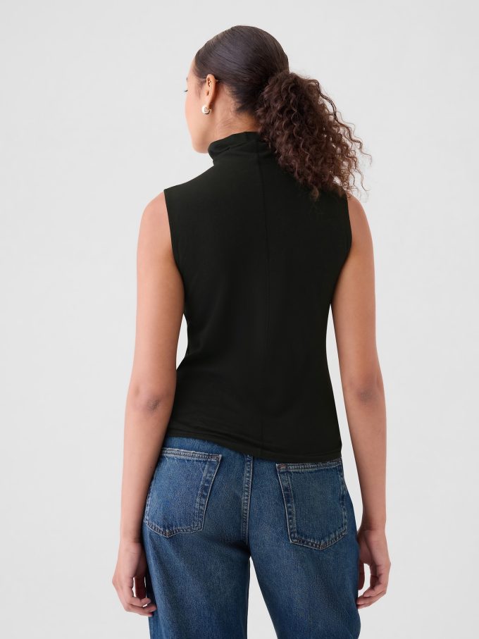 Fjäderlätt turtleneck linne