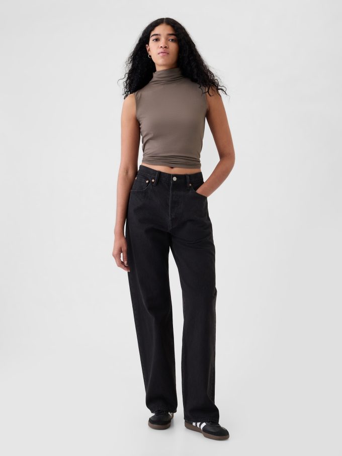 Fjäderlätt turtleneck linne