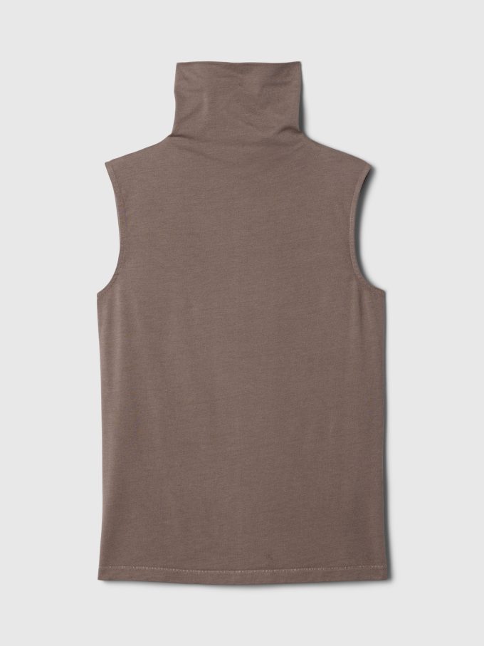 Fjäderlätt turtleneck linne