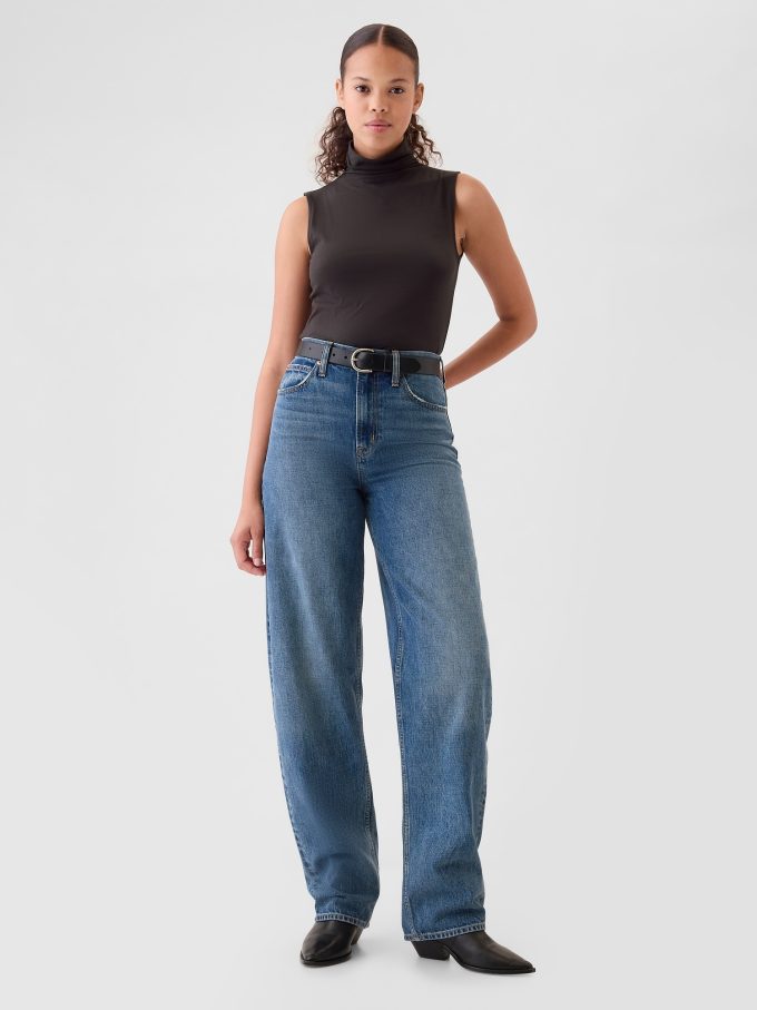 Fjäderlätt turtleneck linne