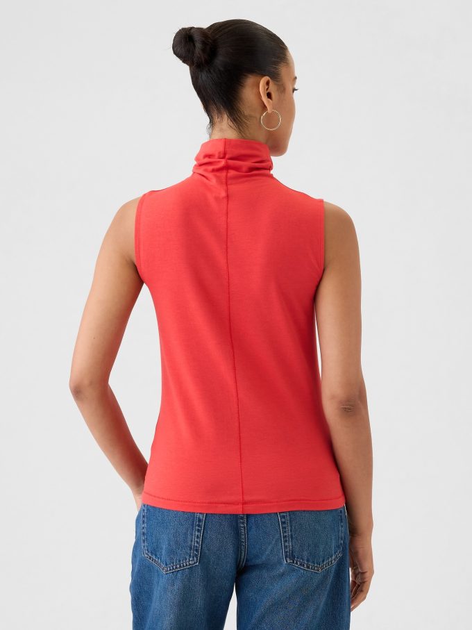 Fjäderlätt turtleneck linne
