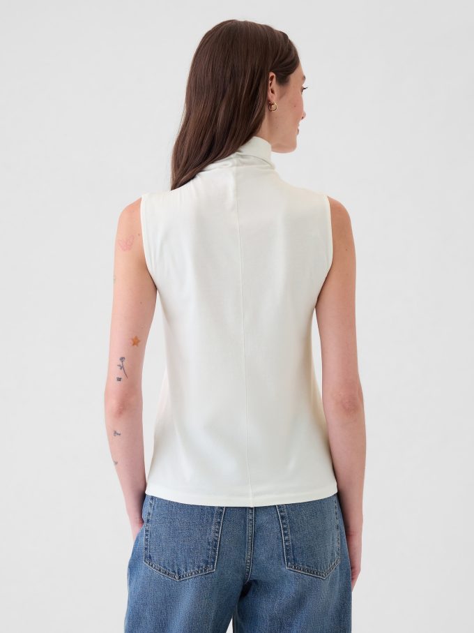 Fjäderlätt turtleneck linne