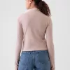 Fjäderlätt turtleneck-topp