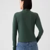Fjäderlätt turtleneck-topp