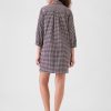 Flanell Utility miniskjortklänning