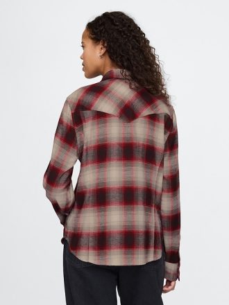 Flanell västerländsk skjorta