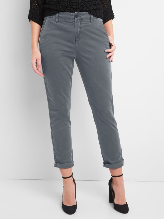 Flickvän Twill Stripe Khakis