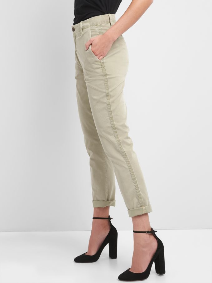 Flickvän Twill Stripe Khakis