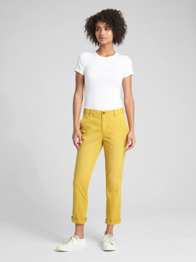Flickvän Twill Stripe Khakis