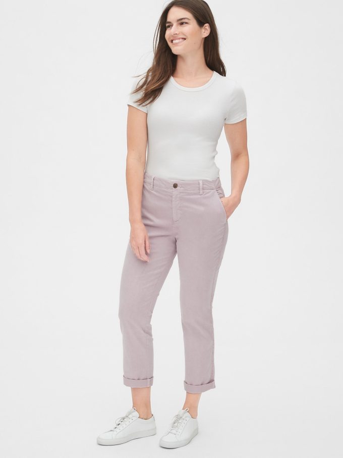 Flickvän Twill Stripe Khakis