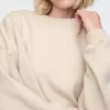 French Terry Wedge-Seam Sweatshirt