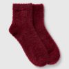 Fuzzy Quarter Crew Socks