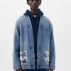 GAP × DAP Denim omlottjacka i ekologisk bomull