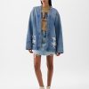 GAP × DAP Denim omlottjacka i ekologisk bomull