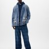 GAP × DAP Denim omlottjacka i ekologisk bomull