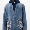 GAP × DAP Denim omlottjacka i ekologisk bomull