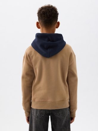 GAP × DAP Kids Vintage mjuk färgblockslogo-huvtröja