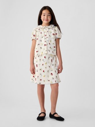Gap × DÔEN Blommig kjol för barn