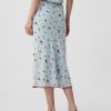 Gap × DÔEN Blommig midikjol