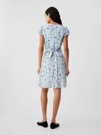 Gap × DÔEN Blommig miniklänning