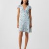 Gap × DÔEN Blommig miniklänning