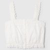 Gap × DÔEN Cropped Eyelet Linne