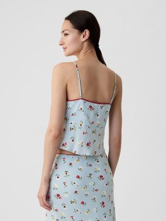 Gap × DÔEN Cropped Floral Cami